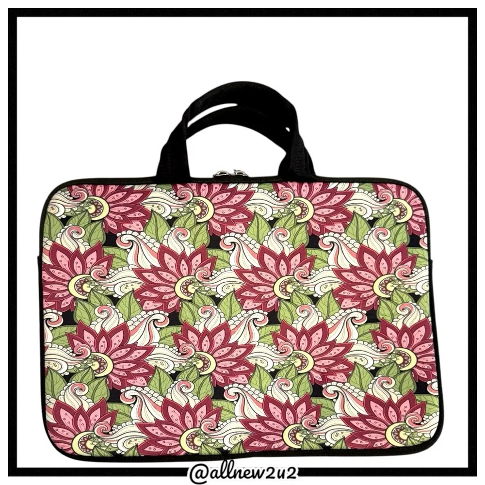 New Laptop and iPad Padded Carrier with interior pockets, zippered front pocket